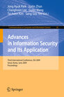 Buchcover Advances in Information Security and Its Application