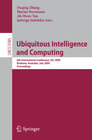 Buchcover Ubiquitous Intelligence and Computing