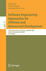 Buchcover Software Engineering Approaches for Offshore and Outsourced Development