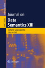 Buchcover Journal on Data Semantics XIII