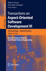 Buchcover Transactions on Aspect-Oriented Software Development VI
