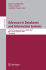 Buchcover Advances in Databases and Information Systems