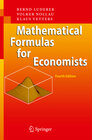 Buchcover Mathematical Formulas for Economists