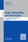 Buchcover Logic, Rationality, and Interaction
