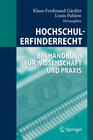 Buchcover Hochschulerfinderrecht
