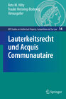 Buchcover Lauterkeitsrecht und Acquis Communautaire