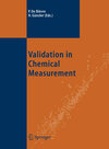 Buchcover Validation in Chemical Measurement