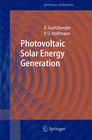 Buchcover Photovoltaic Solar Energy Generation
