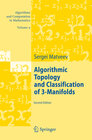 Buchcover Algorithmic Topology and Classification of 3-Manifolds