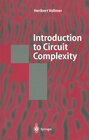 Buchcover Introduction to Circuit Complexity