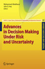 Buchcover Advances in Decision Making Under Risk and Uncertainty