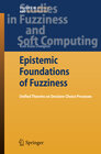 Buchcover Epistemic Foundations of Fuzziness