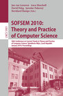 Buchcover SOFSEM 2010: Theory and Practice of Computer Science