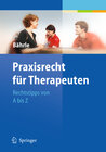 Buchcover Praxisrecht für Therapeuten