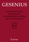 Buchcover Hebräisches und Aramäisches Handwörterbuch über das Alte Testament