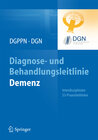 Buchcover Diagnose- und Behandlungsleitlinie Demenz