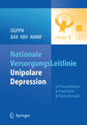 Buchcover Nationale VersorgungsLeitlinie - Unipolare Depression