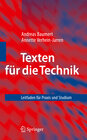 Buchcover Texten für die Technik
