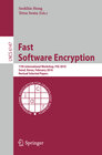 Buchcover Fast Software Encryption
