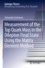 Buchcover Measurement of the Top Quark Mass in the Dilepton Final State Using the Matrix Element Method