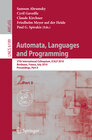 Buchcover Automata, Languages and Programming