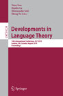 Buchcover Developments in Language Theory