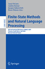 Buchcover Finite-State Methods and Natural Language Processing
