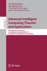 Buchcover Advanced Intelligent Computing Theories and Applications