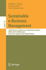 Buchcover Sustainable e-Business Management