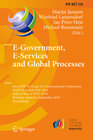 Buchcover E-Government, E-Services and Global Processes