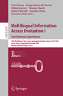 Buchcover Multilingual Information Access Evaluation I - Text Retrieval Experiments