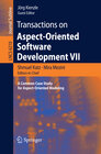 Buchcover Transactions on Aspect-Oriented Software Development VII