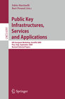 Buchcover Public Key Infrastructures, Services and Applications