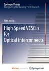Buchcover High Speed VCSELs for Optical Interconnects