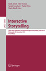 Buchcover Interactive Storytelling