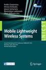 Buchcover Mobile Lightweight Wireless Systems