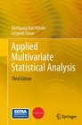 Buchcover Applied Multivariate Statistical Analysis