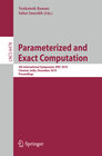 Buchcover Parameterized and Exact Computation