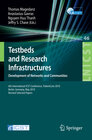 Buchcover Testbeds and Research Infrastructures, Development of Networks and Communities
