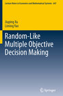 Buchcover Random-Like Multiple Objective Decision Making