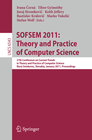 Buchcover SOFSEM 2011: Theory and Practice of Computer Science