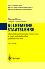 Buchcover Allgemeine Staatslehre