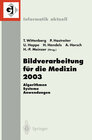 Buchcover Bildverarbeitung für die Medizin 2003