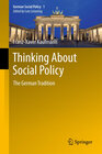 Buchcover Thinking About Social Policy