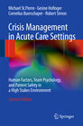 Buchcover Crisis Management in Acute Care Settings