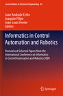 Buchcover Informatics in Control Automation and Robotics