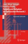 Buchcover Formeln und Aufgaben zur Technischen Mechanik 2