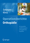 Buchcover Operationsberichte Orthopädie