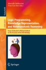 Buchcover Logic Programming, Knowledge Representation, and Nonmonotonic Reasoning