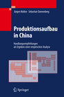 Buchcover Produktionsaufbau in China